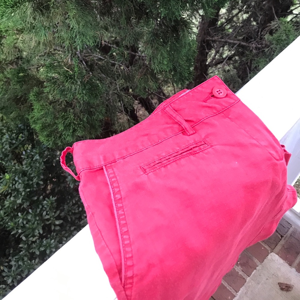 Mango Woman Red Summer Pants